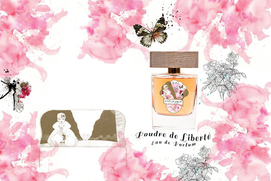 The Water of Perfume Poudre de Liberté is about the theme of freedom